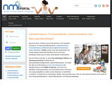 Tablet Screenshot of nahrungsmittel-intoleranz.com